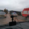 На Грушевском перевале перевернулся пассажирский автобус