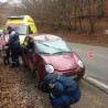 Недалеко от Грушевки перевернулся автомобиль с тремя женщинами