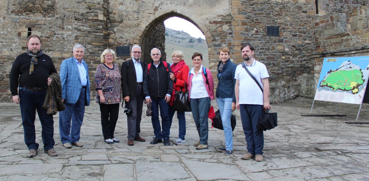 Судакскую крепость посетили ученые из Италии