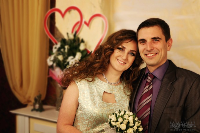 Поздравляем Андрея и Катю Храмцовых с днем свадьбы!
