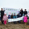Детский сад «Капитошка» из Дачного провел экологическую акцию «Чистый берег» 0