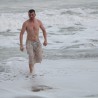 Судакчане на Крещение окунулись в море, несмотря на шторм 103