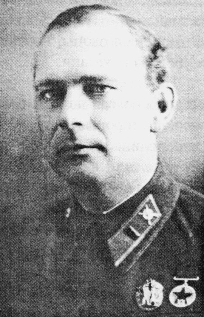 Командир 226-го горнострелкового полка майор Н. Г. Селихов
