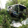 Съехавший в лес автобус следовал в Судак после ремонта