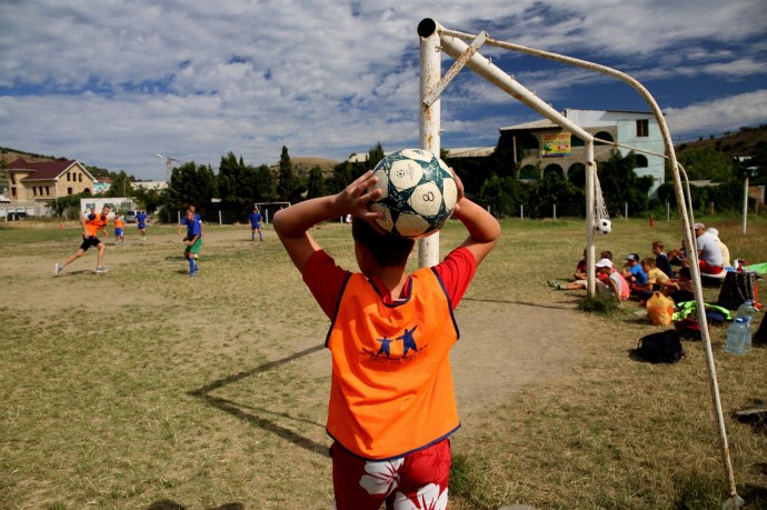 В Морском состоялся футбольный турнир, посвященный Дню семьи, любви и верности