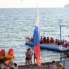 В День Российского флага над Судаком взвился 10-метровый триколор 6