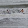Судакчане на Крещение окунулись в море, несмотря на шторм 72