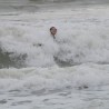 Судакчане на Крещение окунулись в море, несмотря на шторм 62
