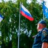 День России в Судаке начался с поднятия флага на территории пожарной части
