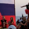 В День Российского флага над Судаком взвился 10-метровый триколор 76
