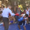 В Морском для детей из Осетии провели мастер-классы чемпионы по борьбе и боксу 123